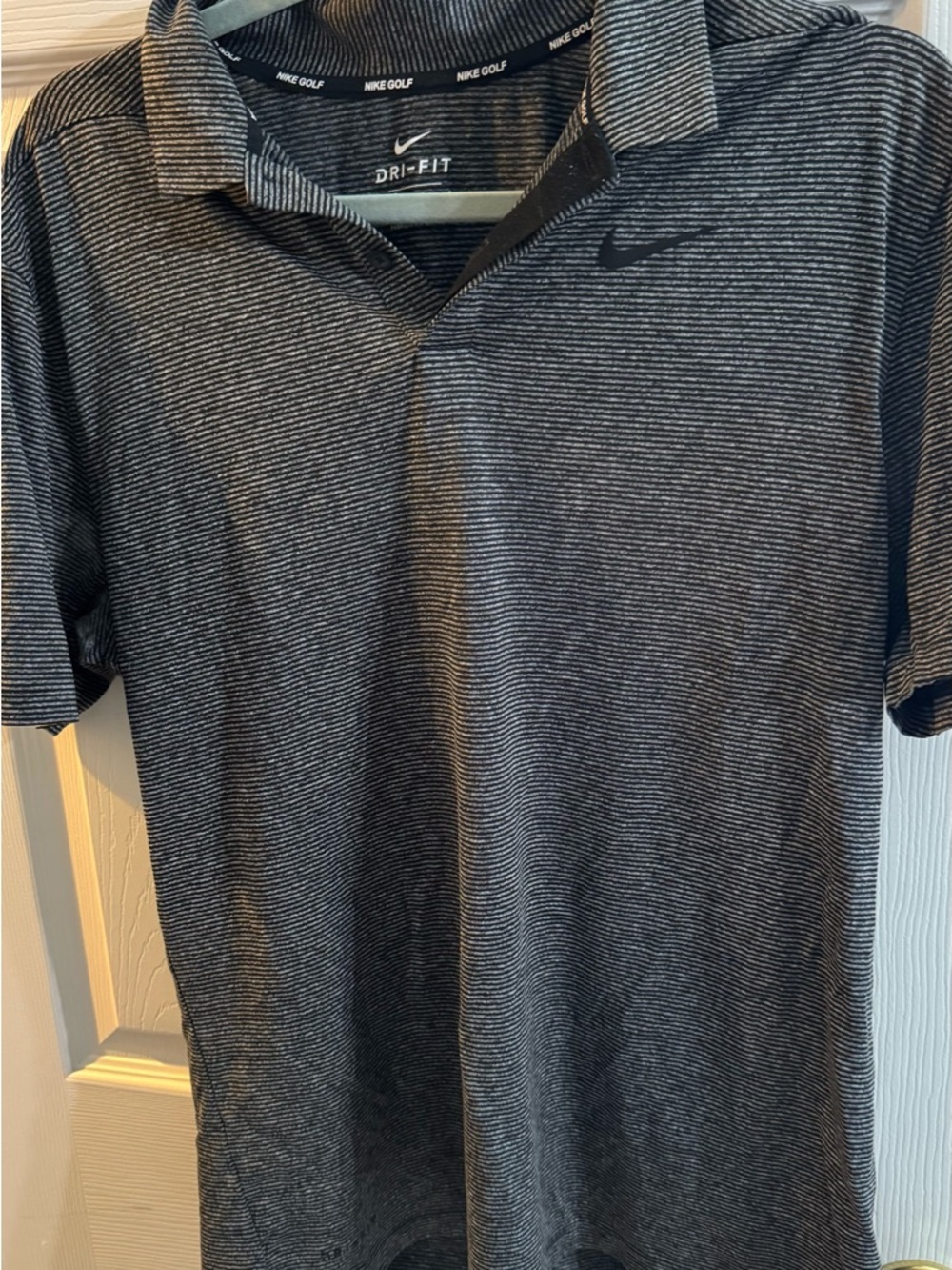 Nike Men’s Dri-FIT Heathered Black Polo